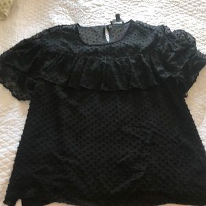 JCrew Ruffle Top
